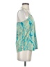 Hurley 100% Polyester Teal Sleeveless Blouse Size S - photo 4