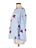 Collective Concepts 100% Polyester Stars Blue 3/4 Sleeve Blouse Size L - photo 5