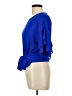 Lively 100% Polyester Blue Short Sleeve Blouse Size L - photo 5