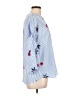 Collective Concepts 100% Polyester Stars Blue 3/4 Sleeve Blouse Size L - photo 4