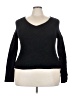 Neiman Marcus 100% Cashmere Black Cashmere Pullover Sweater Size 3X - photo 1