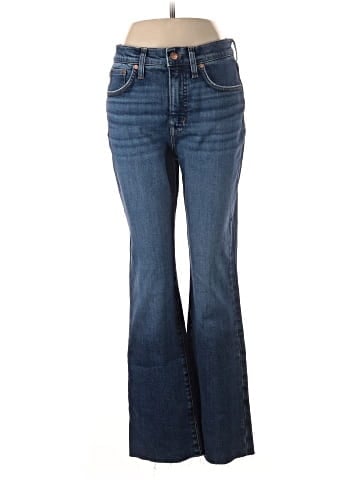 Madewell Kick Out Crop Jeans in Brinton Wash: Raw-Hem Edition (view 1)