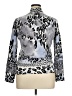 Cyrus Animal Print Silver Long Sleeve Blouse Size XL - photo 2