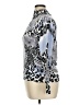 Cyrus Animal Print Silver Long Sleeve Blouse Size XL - photo 5