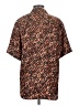 Sandro Animal Print Brown Short Sleeve Blouse Size Sm (1) - photo 2