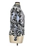 Cyrus Animal Print Silver Long Sleeve Blouse Size XL - photo 4