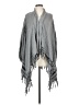 CAbi 100% Cotton Gray Poncho Size S - photo 1