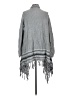 CAbi 100% Cotton Gray Poncho Size S - photo 2