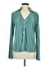 Dolan Teal Long Sleeve Blouse Size M - photo 1