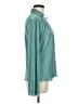 Dolan Teal Long Sleeve Blouse Size M - photo 4