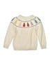 Hanna Andersson 100% Cotton Argyle Ivory Pullover Sweater Size 6 - photo 1