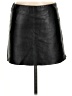 BCBGMAXAZRIA 100% Leather Solid Black Leather Skirt Size 6 - photo 1