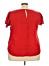 Ann Taylor LOFT Red Short Sleeve Top Size 22 - photo 2