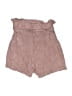 Thread & Supply 100% Tencel Animal Print Brown Shorts Size S - photo 2