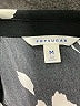 POPSUGAR 100% Polyester Floral Black Casual Dress Size M - photo 7