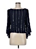 Floreat Blue 3/4 Sleeve Blouse Size M - photo 1
