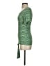 Cha Cha Vente 100% Rayon Green Short Sleeve Top Size S - photo 5