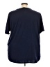 New Directions Solid Blue Short Sleeve T-Shirt Size 4X - photo 2