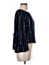 Floreat Blue 3/4 Sleeve Blouse Size M - photo 4