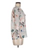 Cooper & Ella Floral Gray 3/4 Sleeve Blouse Size M (estimated) - photo 4