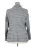 Lane Bryant Checkered-gingham Gray Blazer Size 20 - photo 2