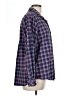 Grayson 100% Cotton Plaid Blue Long Sleeve Button-Down Shirt Size Lg (4) - photo 4