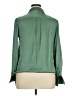 Warehouse 100% Polyester Solid Green Long Sleeve Blouse Size 14 - photo 2