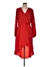 Cato 100% Polyester Red Casual Dress Size L - photo 1