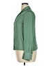 Warehouse 100% Polyester Solid Green Long Sleeve Blouse Size 14 - photo 5