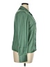 Warehouse 100% Polyester Solid Green Long Sleeve Blouse Size 14 - photo 4