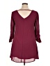 Speechless 100% Polyester Solid Burgundy Casual Dress Size XL - photo 2