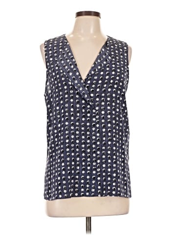Trouve Sleeveless Silk Top (view 1)
