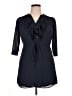 H&M 100% Polyester Black Casual Dress Size 14 - photo 1