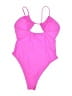 Unbranded Color Block Pink One Piece Swimsuit Size XL - photo 2