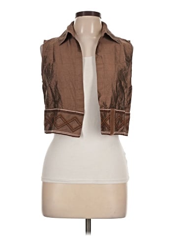 Finity Studio Sleeveless Button-Down Shirt (view 1)