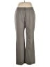 Le Suit 100% Polyester Chevron-herringbone Gray Dress Pants Size 12 - photo 1