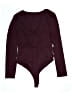Bar III Burgundy Bodysuit Size L - photo 2