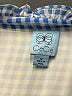 CeCe 100% Polyester Checkered-gingham Blue Casual Dress Size M - photo 7