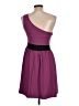 Bebop Color Block Purple Cocktail Dress Size L - photo 2