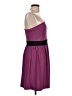 Bebop Color Block Purple Cocktail Dress Size L - photo 4