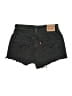 Levi's 100% Cotton Black Denim Shorts Size 28 waist - photo 2