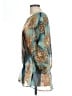 Chico's 100% Polyester Teal 3/4 Sleeve Blouse Size Lg (2) - photo 5