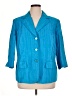Dana Buchman Stripes Blue Blazer Size 14 - photo 1