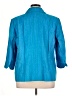 Dana Buchman Stripes Blue Blazer Size 14 - photo 2