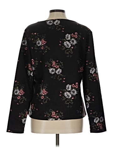 Violets & Roses Long Sleeve Top (view 2)