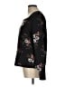 Violets & Roses Black Long Sleeve Top Size L - photo 5
