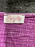 Pink Lily 100% Cotton Chevron-herringbone Purple Romper Size M - photo 4