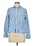 Vineyard Vines 100% Cotton Stripes Blue Long Sleeve Button-Down Shirt Size M - photo 1