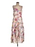 MARCHESA notte 100% Polyester Floral Pink Cocktail Dress Size 8 - photo 1