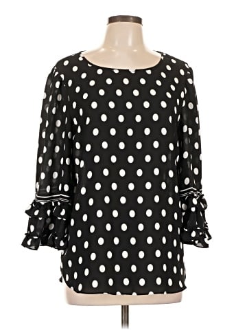 Max Studio 3/4 Sleeve Blouse (view 1)